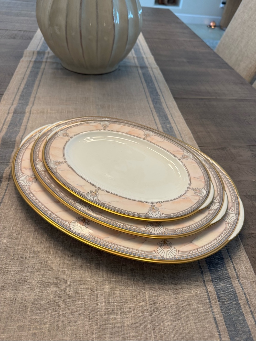 Noritake Pacific Majesty Set of 3 Platters.
